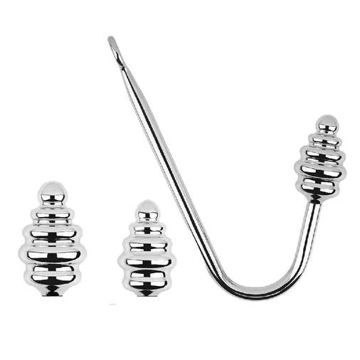 Anal GreatBenefit Set Screw-in Hook 8826 Ribbed 0814